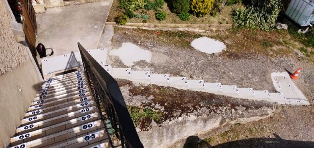 Monte Escaliers Tournant Extérieur - COPAS Accessibilité